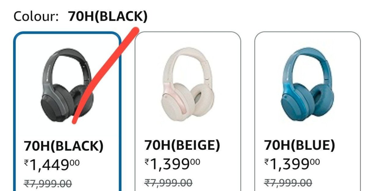 Grabzebronics Duke Plus Wireless Headphone At Rs 1449 Other Colour Costs More