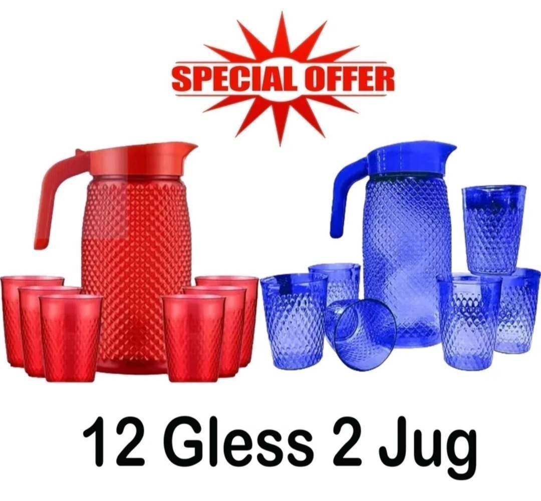 Jug Glass Set (2 Jug 12 Gless) 135