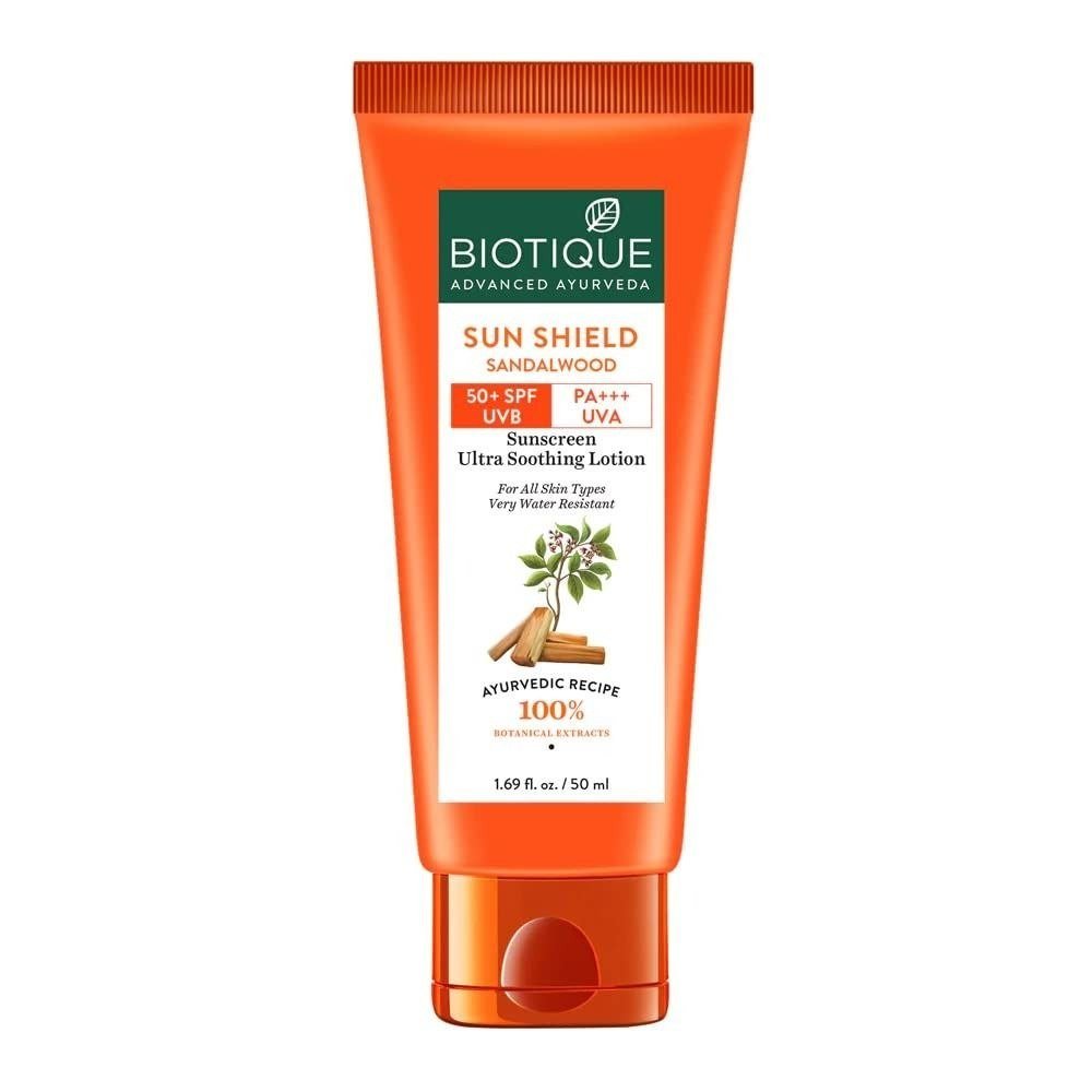Biotique Bio Sandalwood Sunscreen Ultra Soothing Face Lotion Spf 50 50ml 96