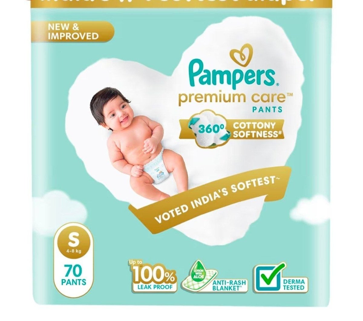 Grabpampers Premium Care Pant (s Size) 70 Count 571