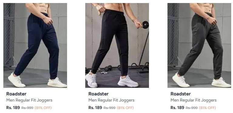 Men Joggers From 189
