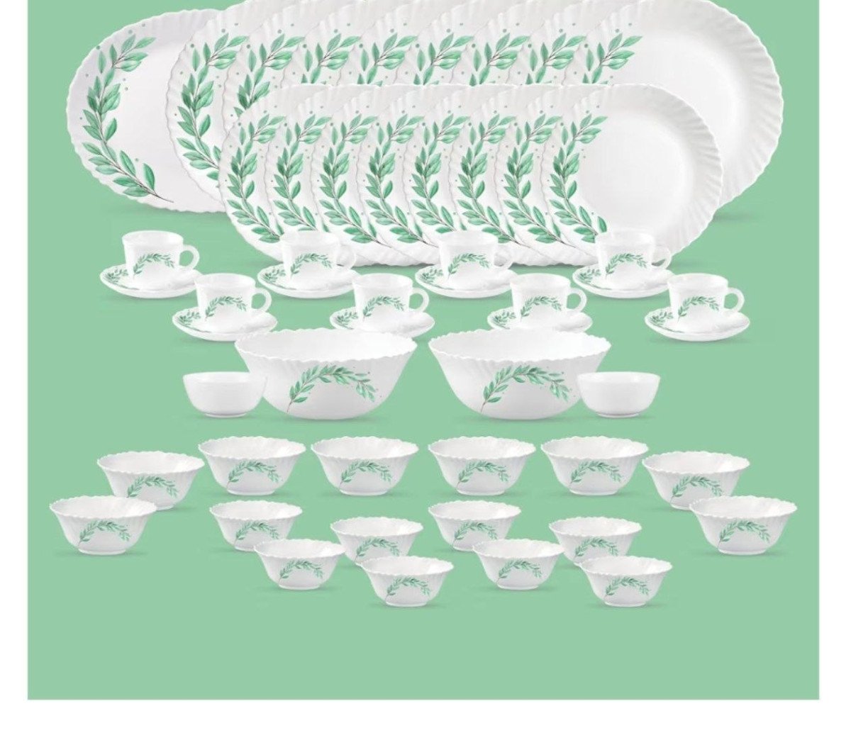 Pcs Dinner Set For 2550