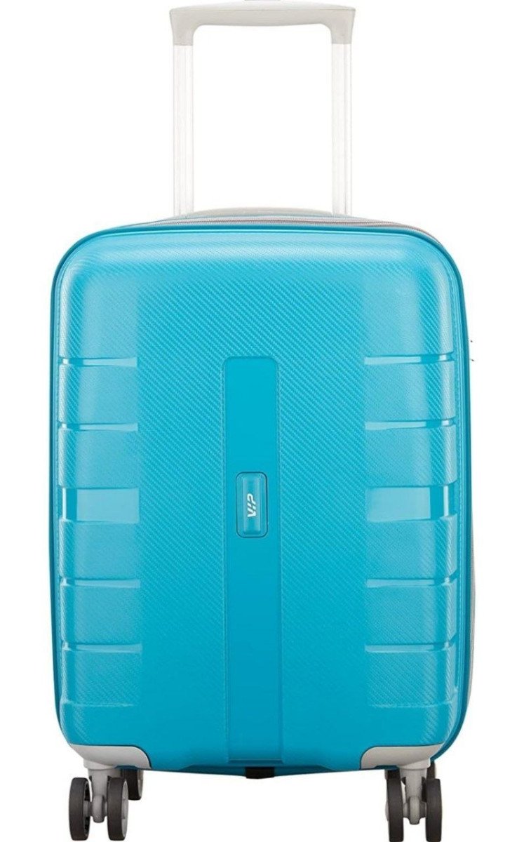 Vip Voyager Pro Ultra Strong Polypropylene Hard Sided Cabin Luggage Spinner