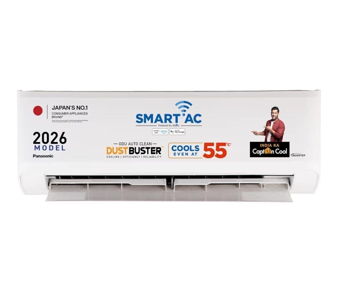 Panasonic 1 5 Ton 3 Star New Star Rated Premium Wifi Inverter Smart Split Ac 32 990