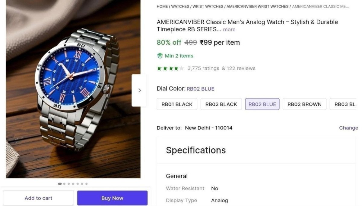 Steel Strap Watch 99