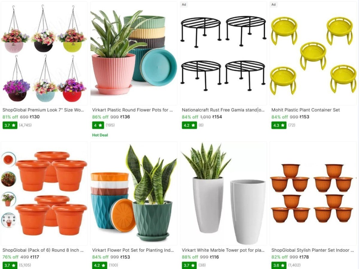 Plant Container Sets From 117