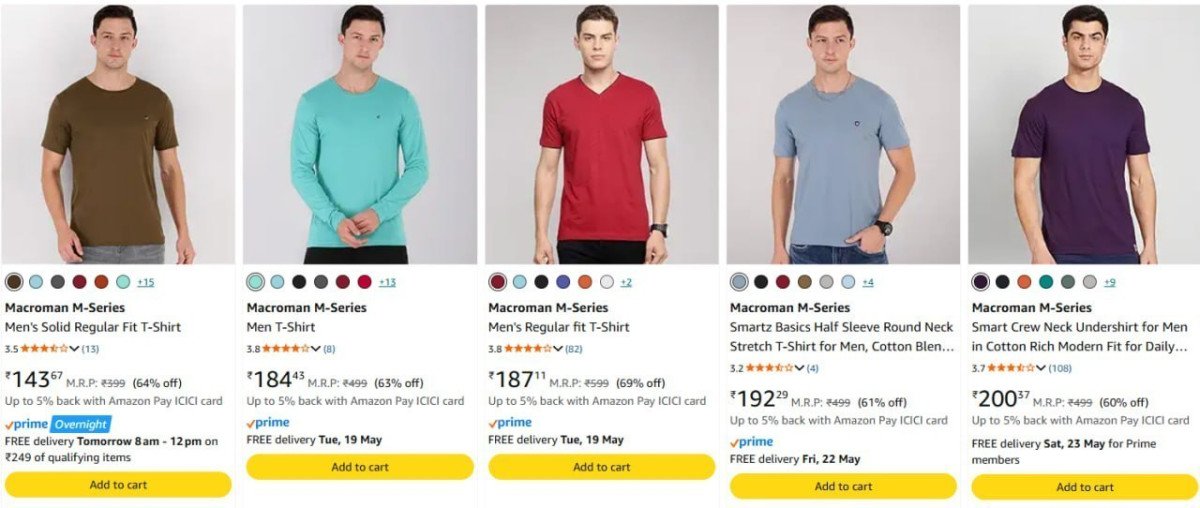 68 On Macroman Clothing