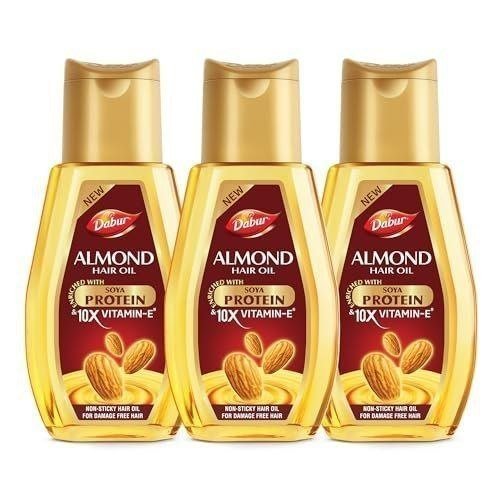 Dabur Almond Hair Oil - 870ml (290ml X 3)