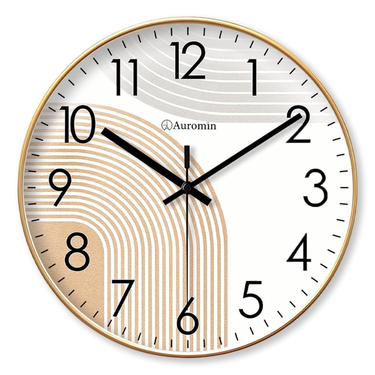 Auromin Designer Wall Clock For Bedroom Stylish 655