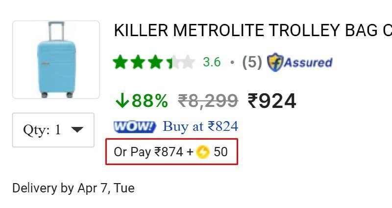 Killer Small Cabin Suitcase 8 Wheels 874