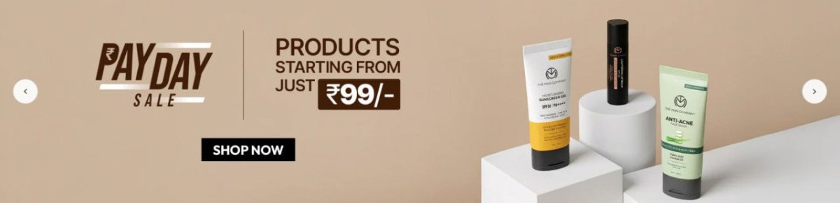 The Man Company Payday Sale Grooming Essentials Starting Just 99 Perfumes Skincare Haircare Body Care Premium Products At Crazy Low Prices Link