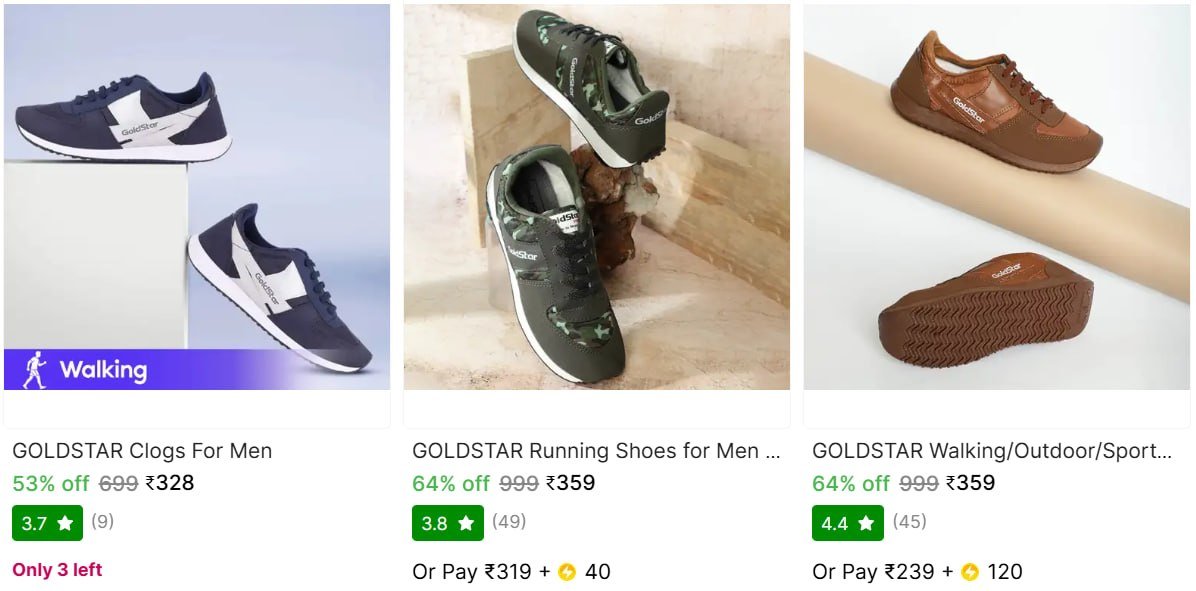 Grab Gold Star Shoes From 328