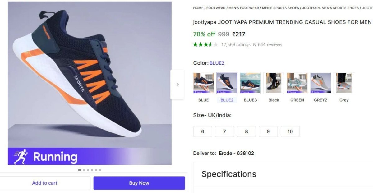 Running Shoes For Men217 238