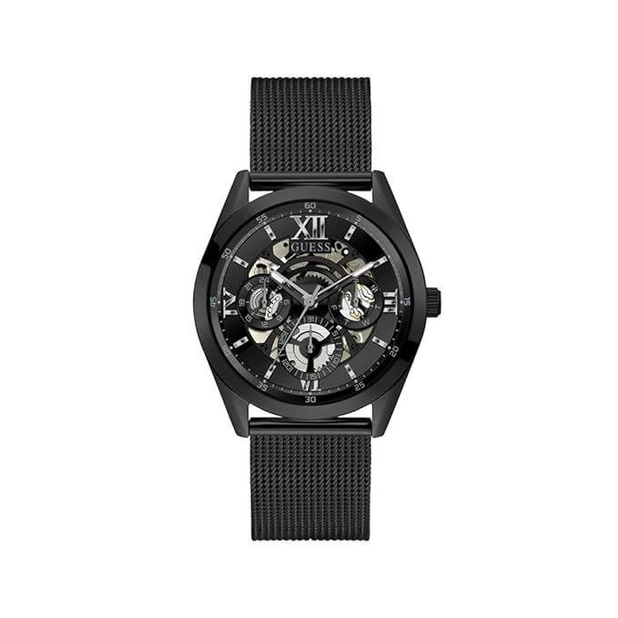 Faaaaasssstttt 7 497reg 11kguess Dress 42 Mm Black Dial Men Chrono Watch