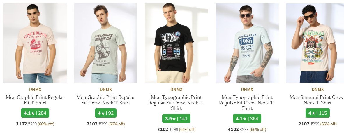 Ajio 80 On Dnmx Clothing Menst-shirts Jeans Shirts Sweaters Cardigans Sweatshirt Hoodies Shorts Trousers Jogger Women St-shirts Shirts To