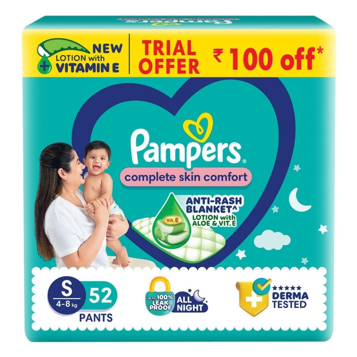 Grab 365coupon Pampers Complete Skin Comfort Pants Anti-rash Blanket