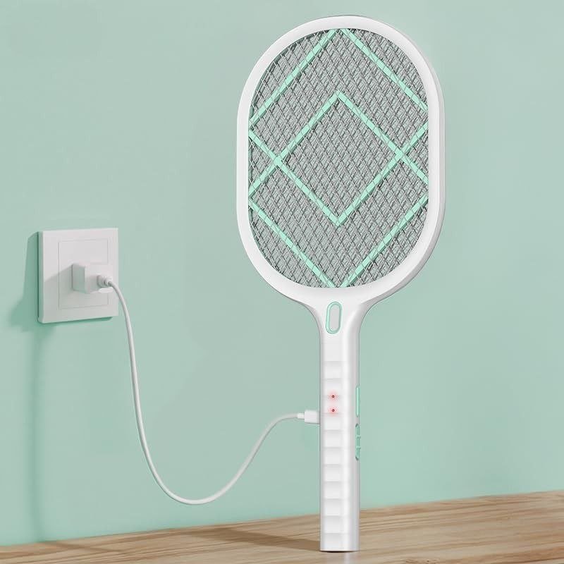 Mosquito Killer Racket Rechargeable Electric Mosquito Bat With Type C 359