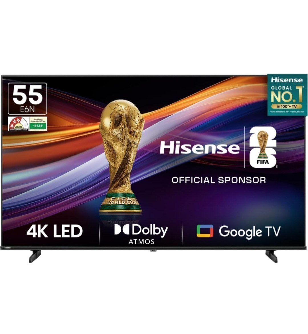 Hisense 139 Cm (55 Inches) E6n Series 4k Ultra Hd Smart Led Google Tv 27 824