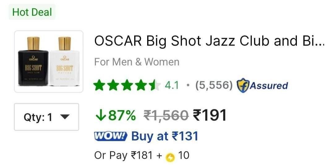 Loot Fast Perfume Combo 191 Buy Max Qty