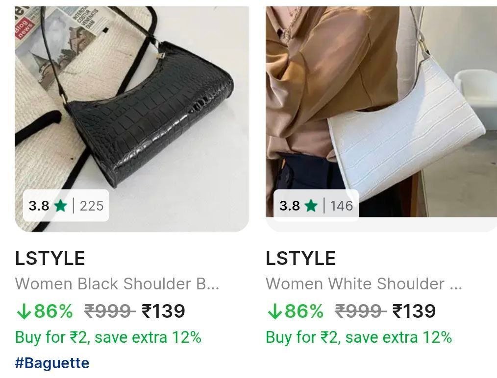 Flipkart 80 On Handbags Starting From Rs 139link