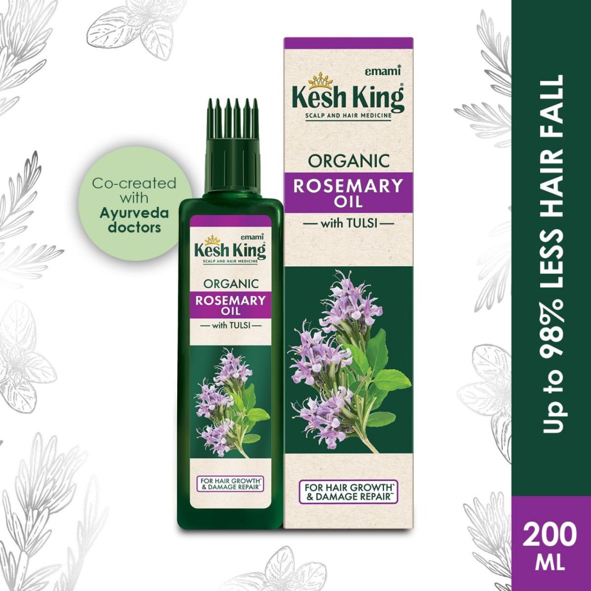 Kesh King Organic Rosemary Oil 200ml 148