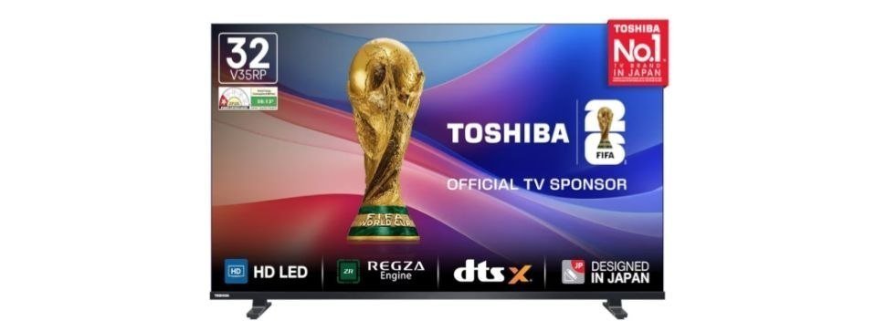 Toshiba 80 Cm (32 Inches) Hd Ready Smart Led Tv Dolby Audio Dts Virtual X Game Mode Regza Engine Vidaa Os 9849 Reg 119992149 With Axis Cc More De