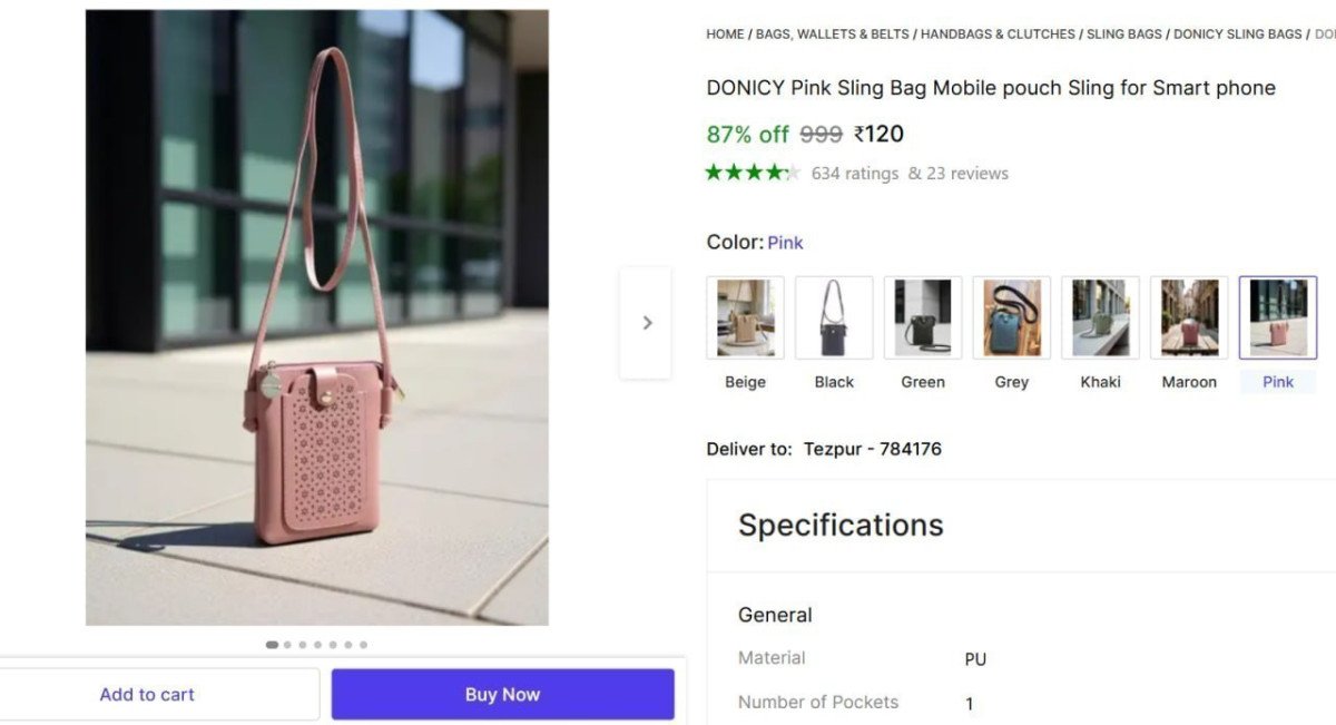 Women Sling Bag Mobile Pouch 120