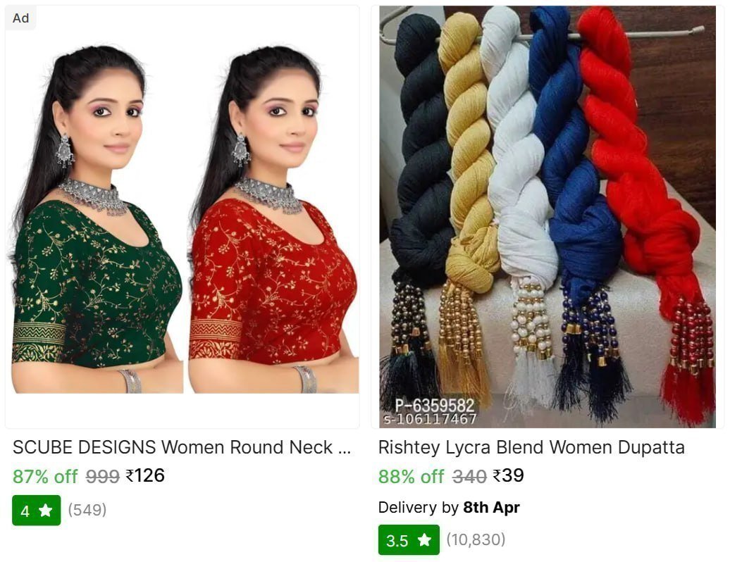 Dupattas And Blouses From 39 Check Min Qty Buy