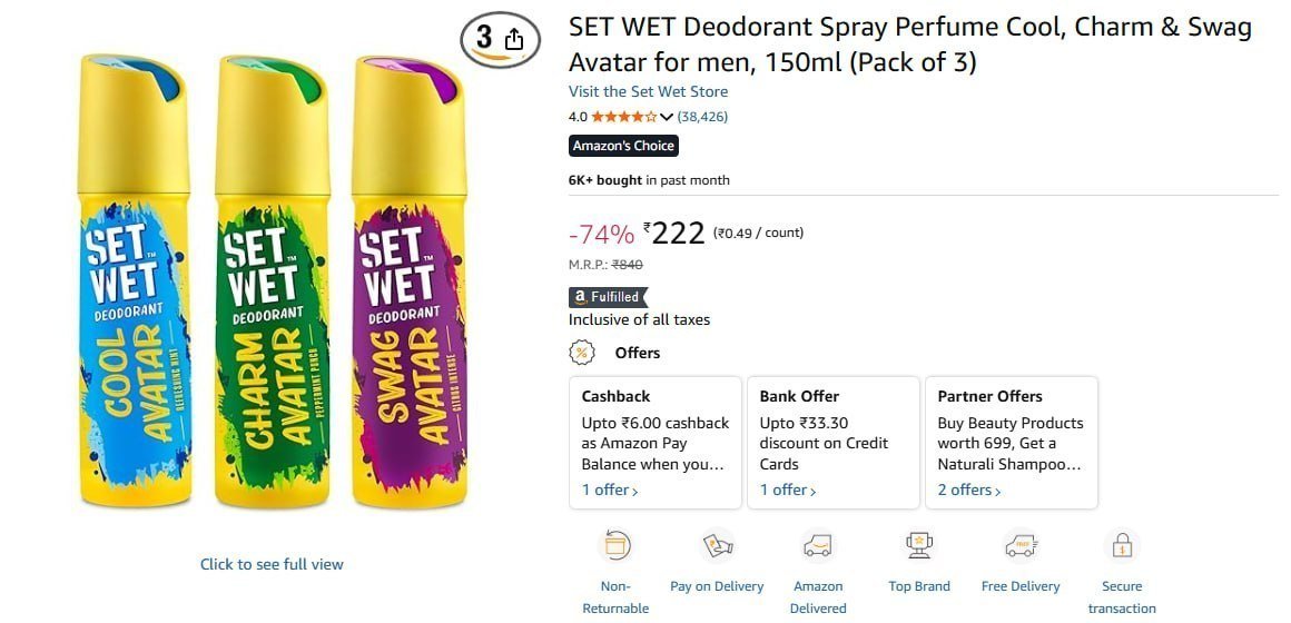 Set Wet Deodorant Spray Perfume Cool Pack Of 3 222nivea Natural Glow Cell R
