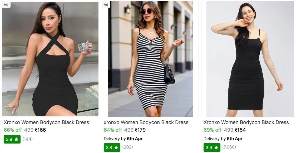 Women Modern Dress From 154