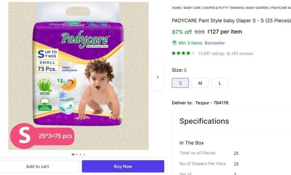 Baby Diaper Pants (s 75 Pcs) Meeshoandshopsyy 127 More - Check Min Buy Quantity