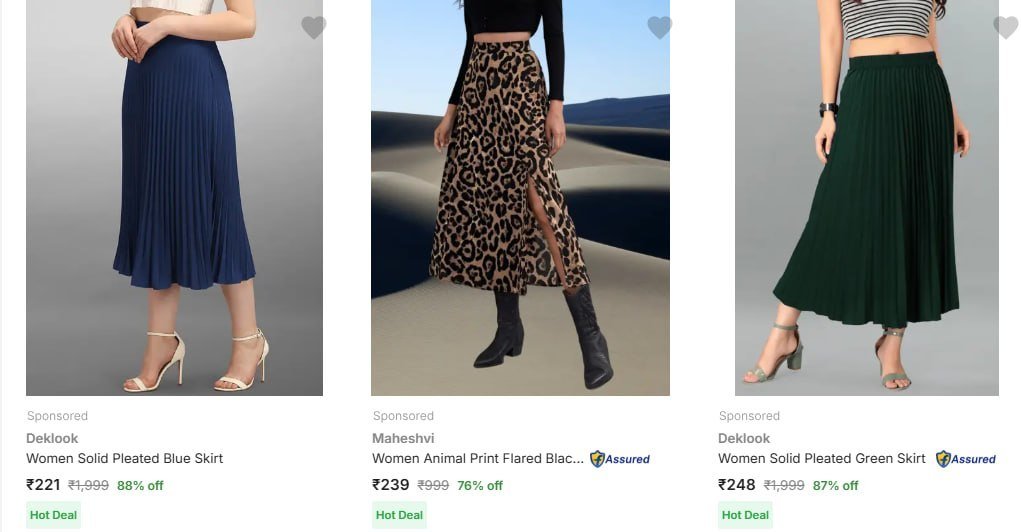 Flipkart Skirt Swag Alert Skirts Under 349 Shop Now
