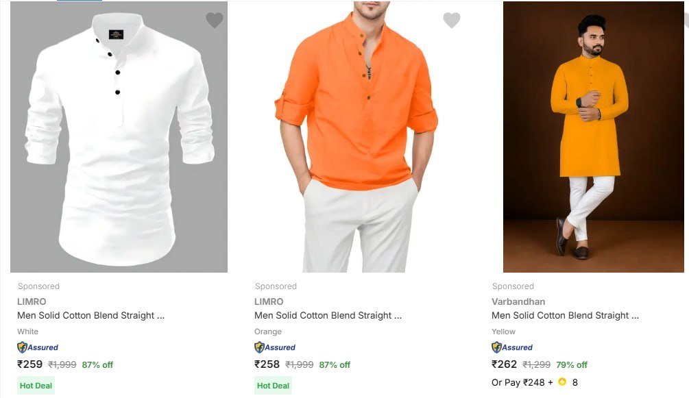 Flipkart Kurtas Collection Under 299 Shop Now