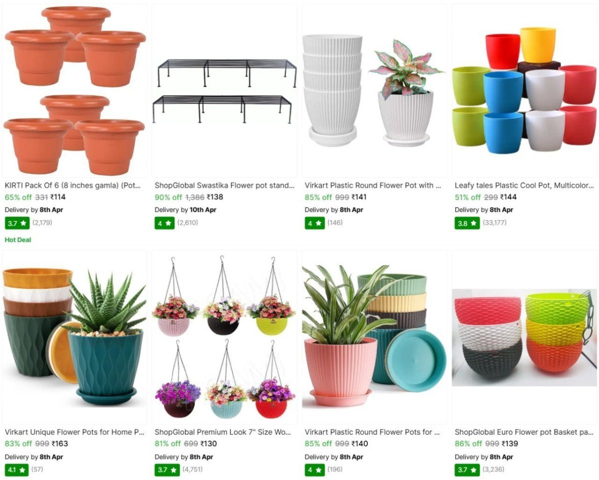 Plant Container Sets From 114
