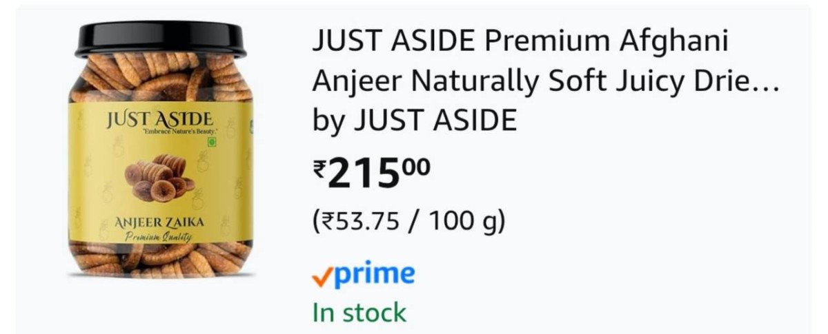 Fast Anjeer 400g At 215 2 Coupon Buy Max Qty