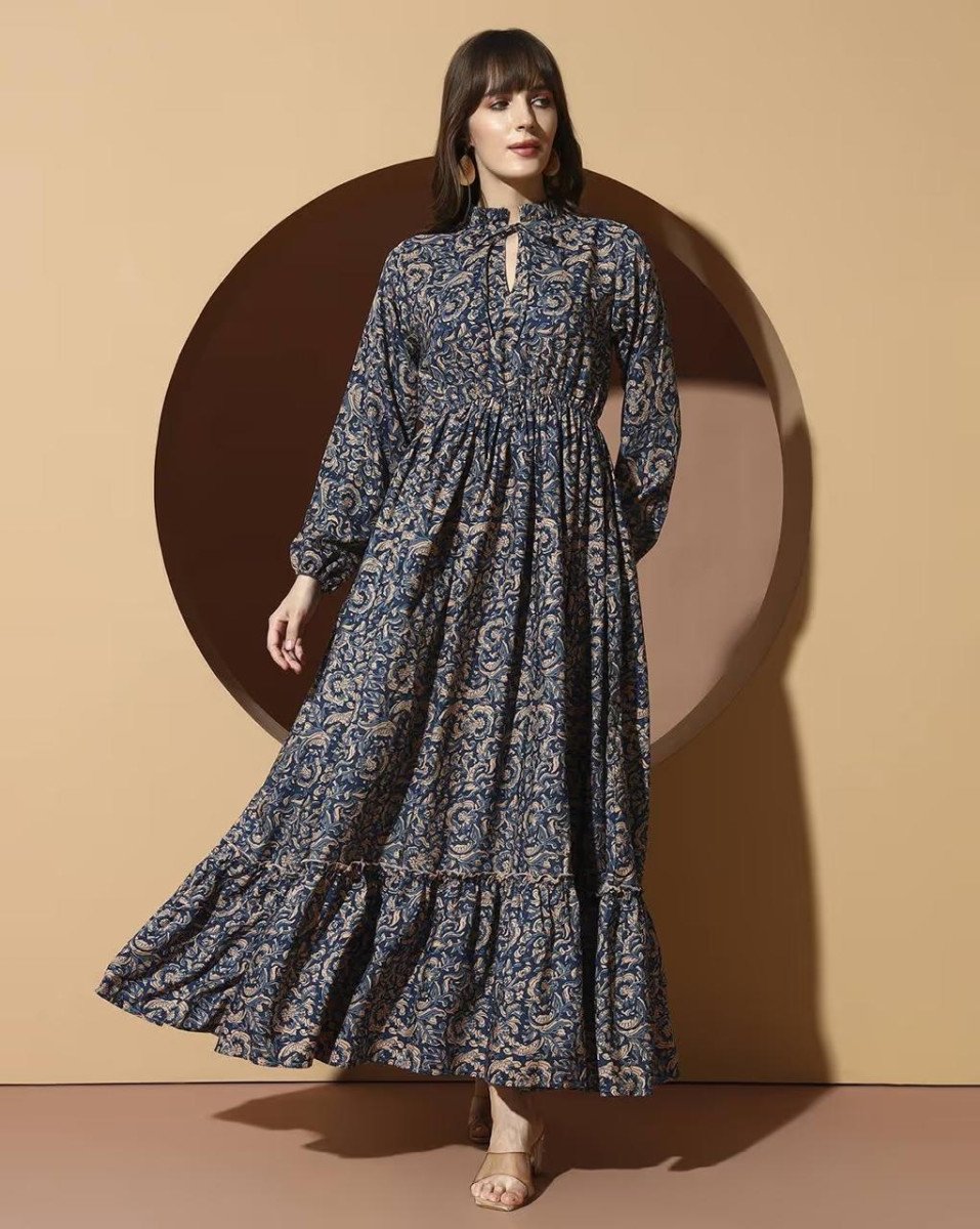 Zwerlon X Ag Women Floral Print Fit Flare Dress 355