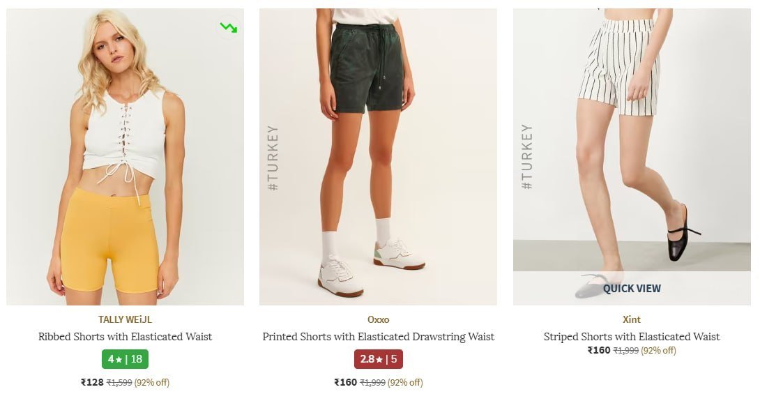 Ajio Loot Cargo Pants Shorts And Many More Starts At 128 Women Men 10 Extra Ajio Cash