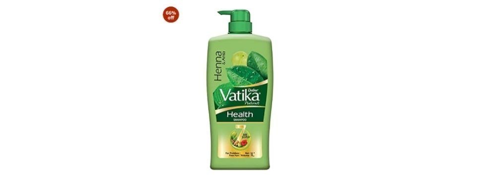 Dabur Vatika Health Shampoo - 1 L With Henna Amla For Strong Problem- Hairdeal 251 Reg 399