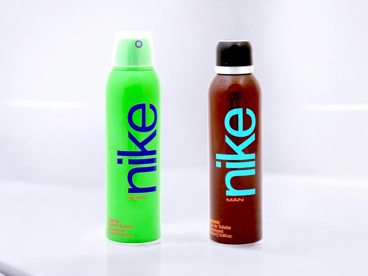 Nike Eau De Toilette Deodorant For Men - Combo Pack Of 2 (200ml 2) (brown Green) 249