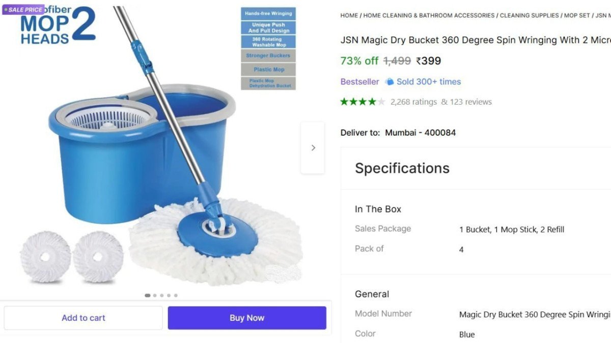 Floor Cleaning Mop Set 399