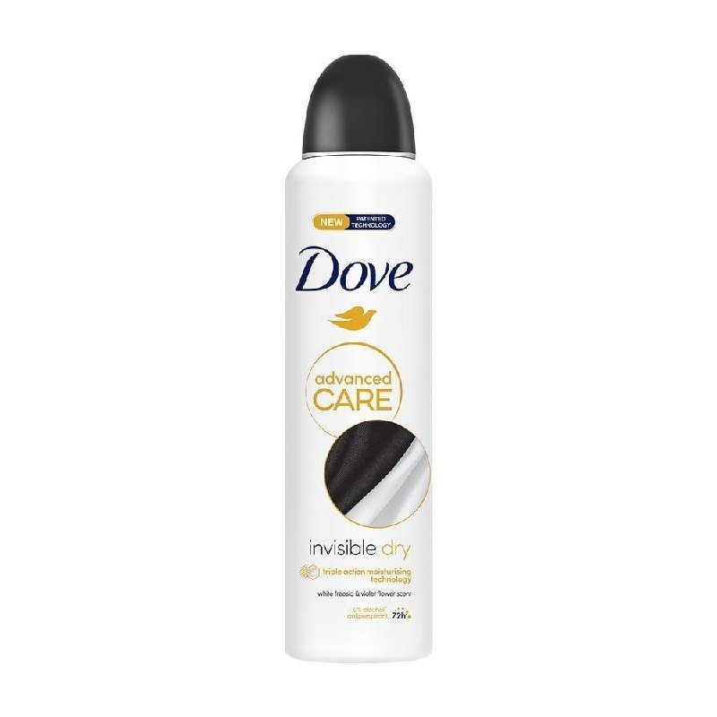 Dove Advanced Care Invisible Dry Deodorant For Women 250 Ml 200