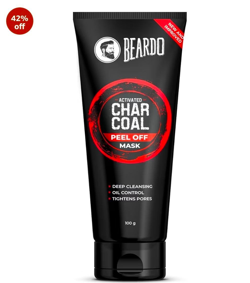 Amazon Beardo Activated Charcoal Peel Mask For Men 100g 203