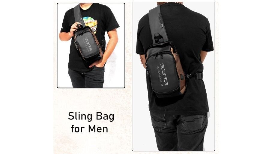 Storite Sling Bag (anti-theft Usb Charging) At 569link Passport Holder 298 Apply 5 Coupon