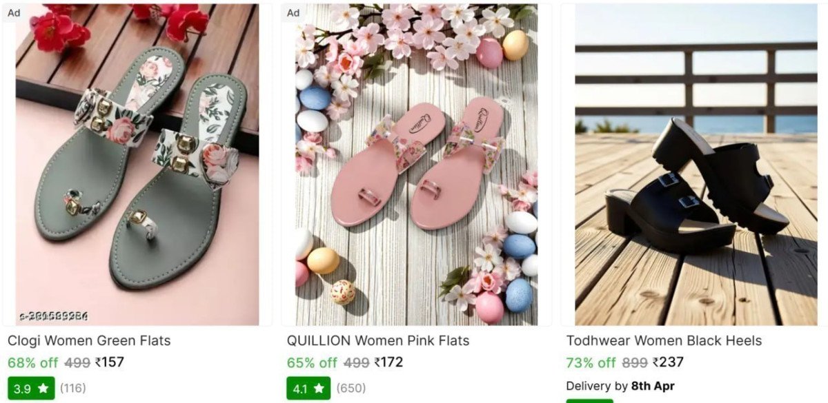 Women S Flats And Heels From 157