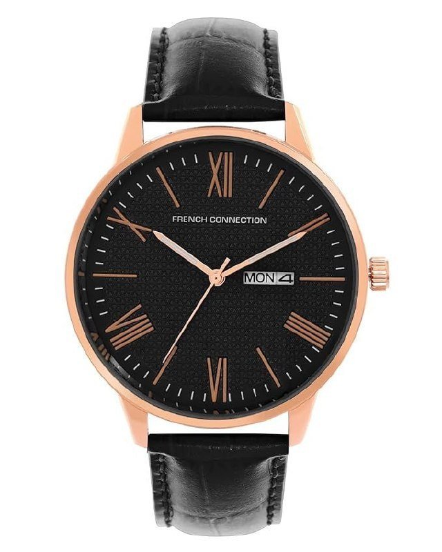 Grab 1 559french Connection Black Dial Analog Watch