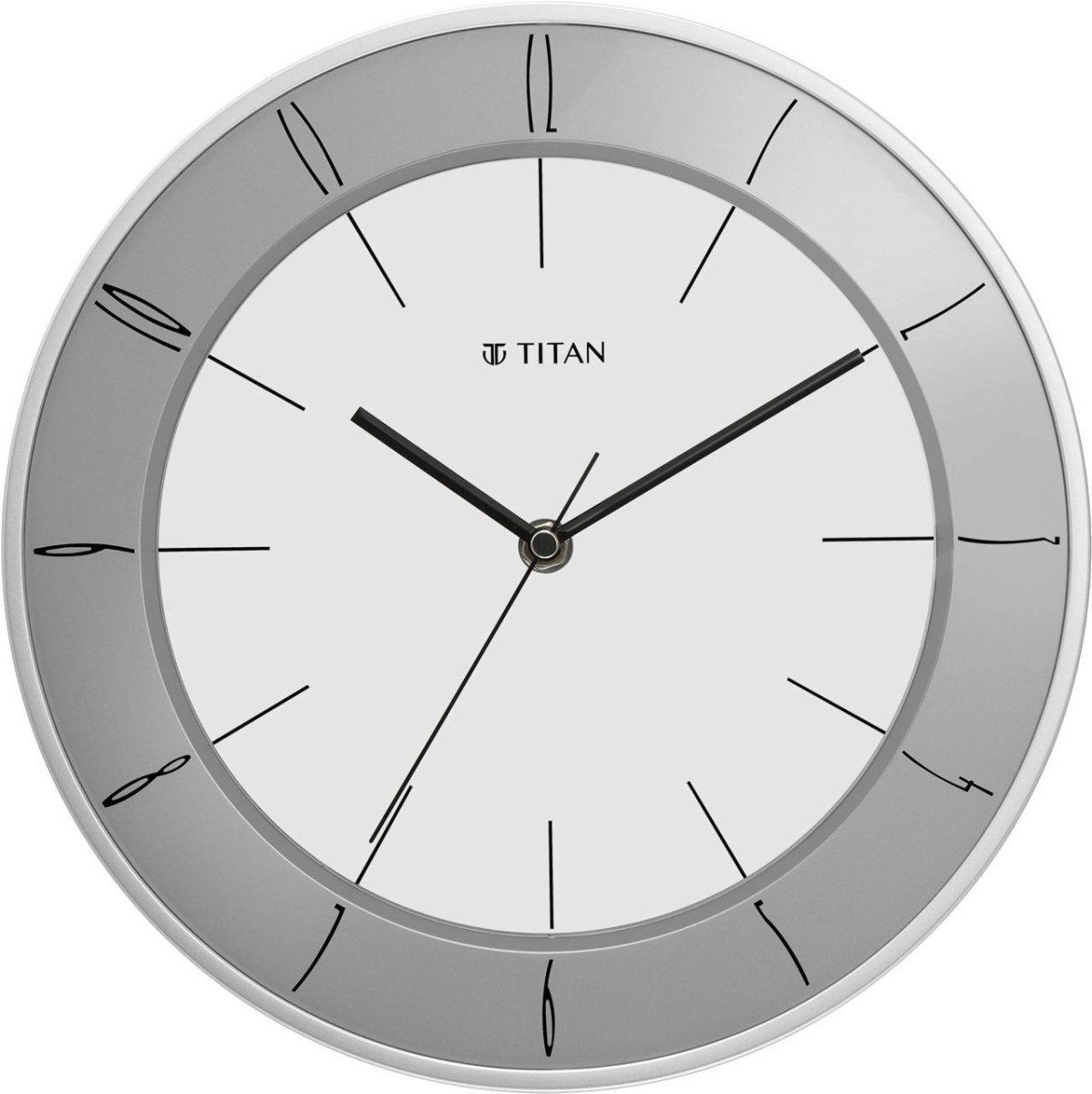 Titan Analog 27 Cm X 27 Cm Wall Clock 431