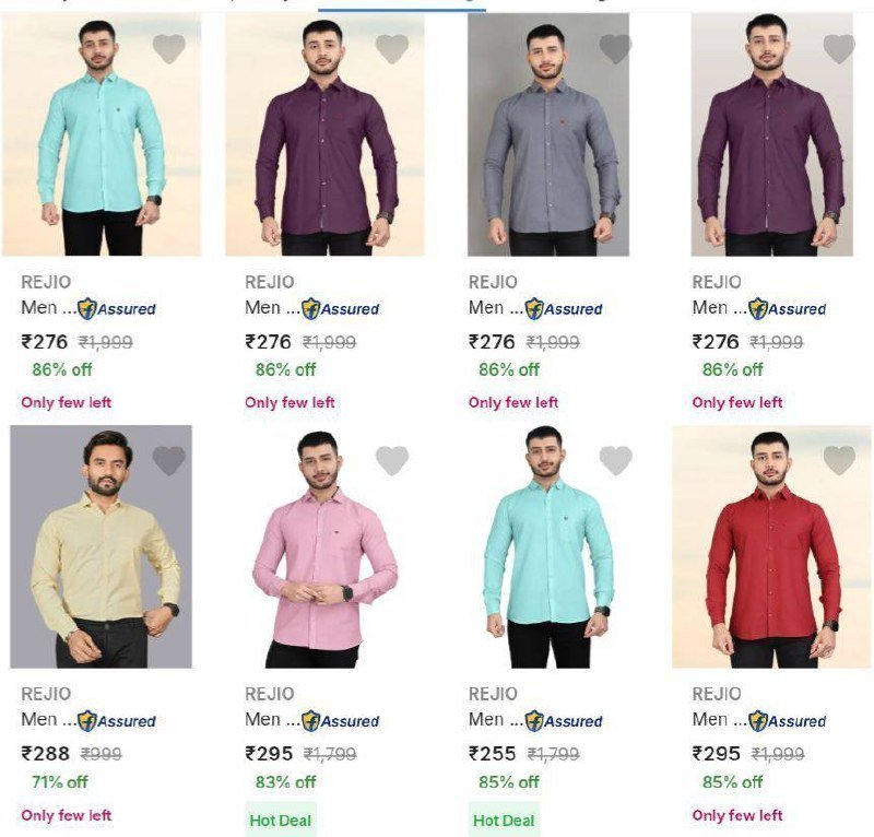 Loot Men S Shirt Starts At 276 Scroll Check All