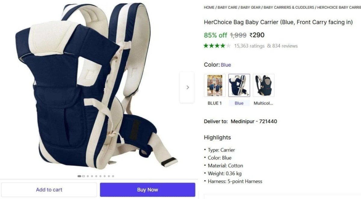 Bag Baby Carrier Meeshoandshopsyy Rs 290