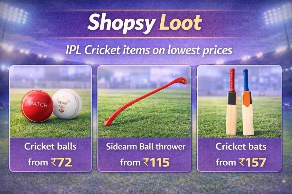 Loot - Ipl Cricket Items On Lowest Prices Cricket Balls From 72 Sidearm Ball Thrower From 115 Cricket Bats From 157 Sort Low To High Check Min Buy Qntymor