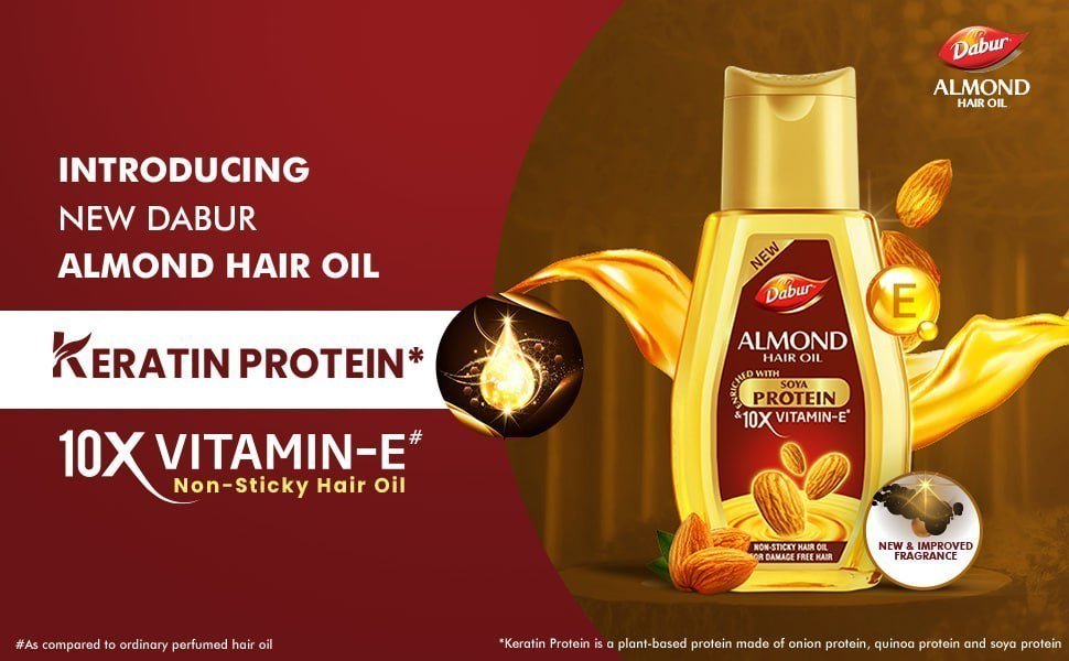 Dabur Almond Hair Oil 870ml (290ml X 3) 304